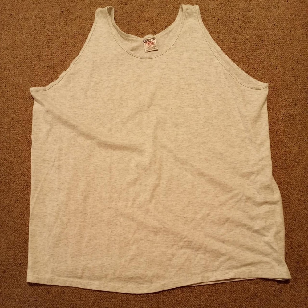 VINTAGE MADE IN USA ONEITA POWER-T TANK TOP